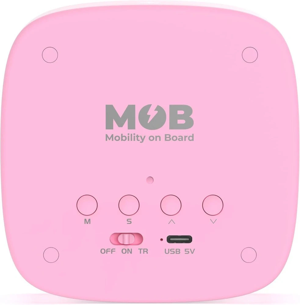 Mob – Mobility On Board Mob Billy laikrodis ir šviestuvas - Marshmallow Rožinė