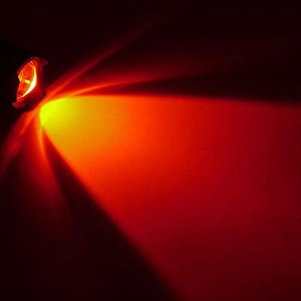 Modoao Mini žibintuvėlis-darbinis šviestuvas, raudonas Led rašiklinis žibintuvėlis, atsparus vandeniui, su spaustuku, tinkamas darbui, astronomijai, aviacijai, naktiniams stebėjimams (3 vnt.)