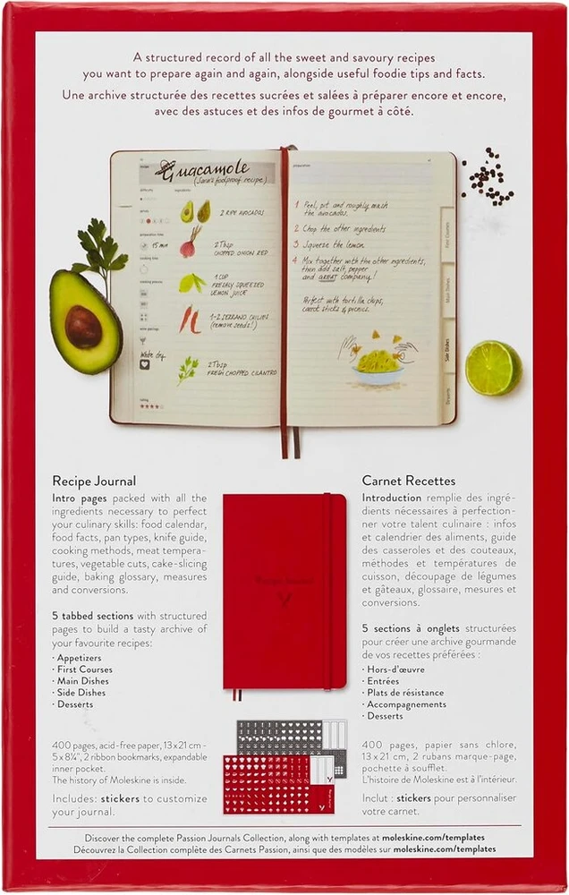 Moleskine Pasrecp receptų aistros dienoraštis