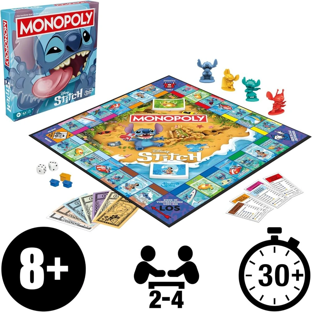 Monopolis Disney Stitch leidimas – stalo žaidimas