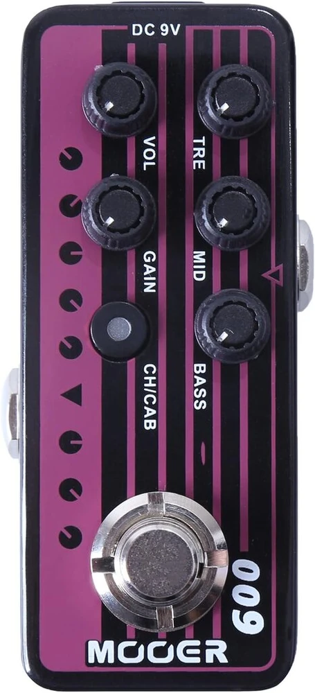 Mooer Micro Preamp009 gitaros mikro priešstiprintuvo pedalas