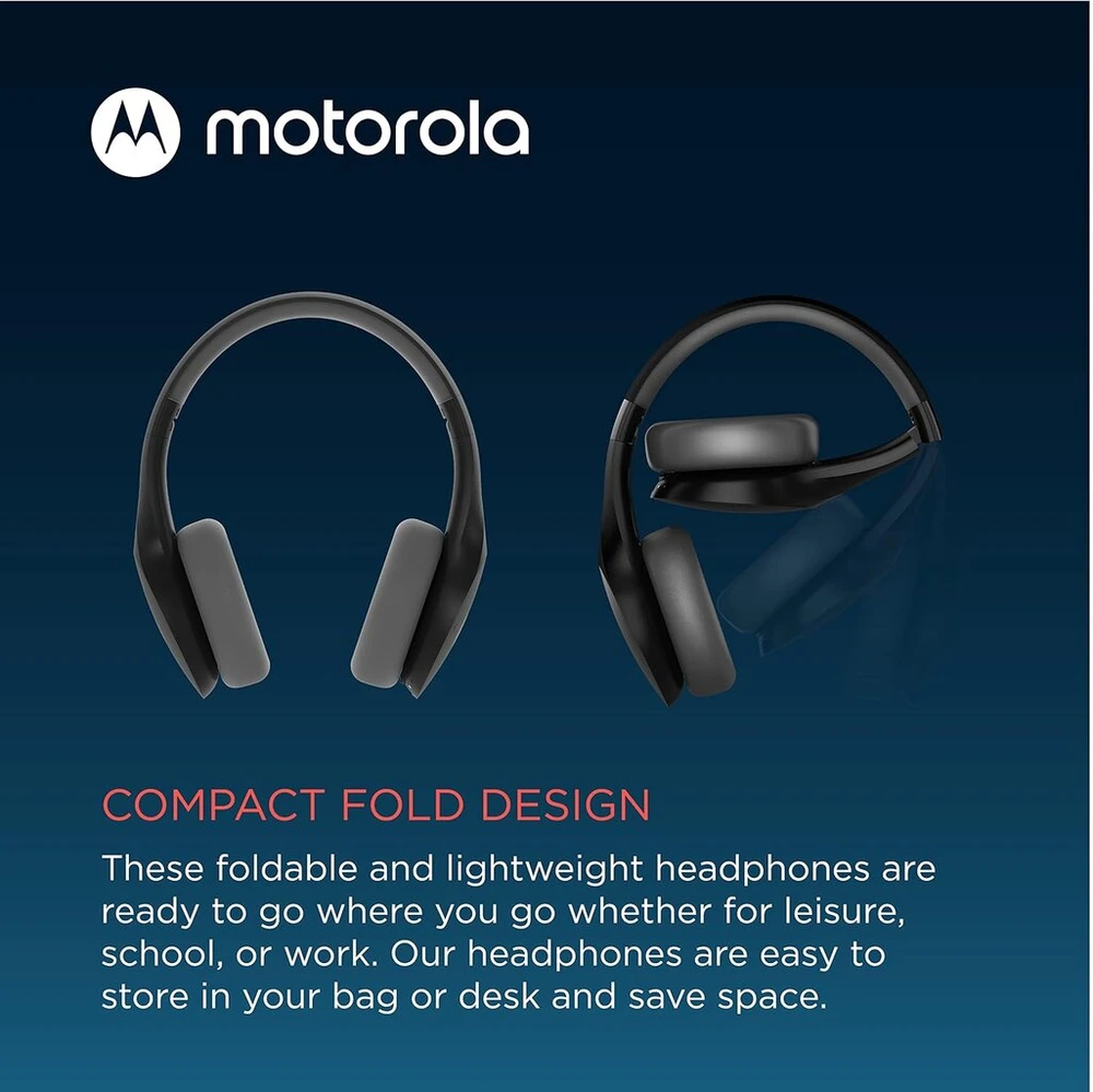 Motorola Audio ausinės, juodos