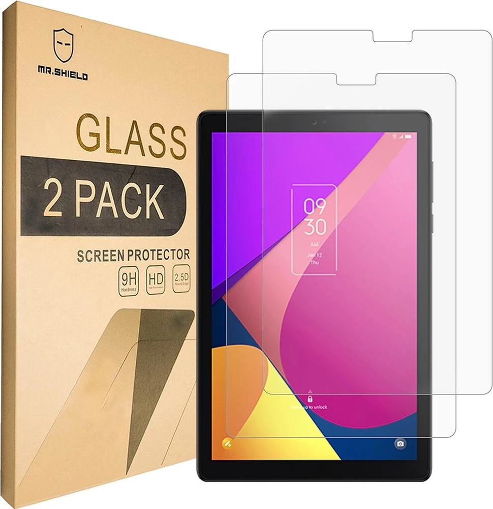 Mr.shield Ekrano apsauga, suderinama su Tcl Tab 8 Le/tcl Tab 8 [2 vnt.] Apsauginė stiklo plėvelė 9h kietumo, Hd skaidri ekrano apsauga