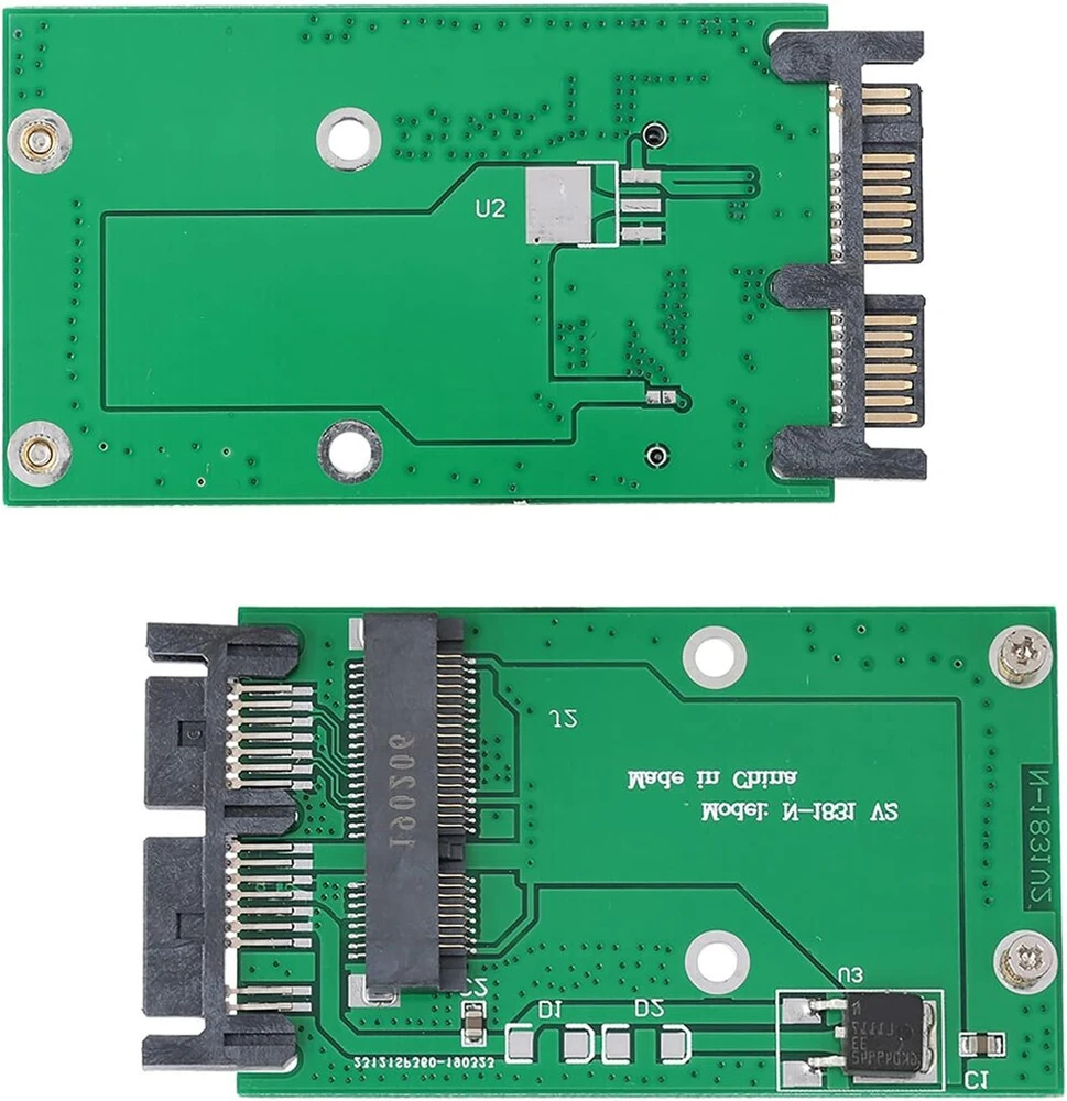 Msata į 1.8" micro sata adapterio kortelės modulis pci e ssd keitiklio kortelė, skirta xp/vista/7/sever 2008