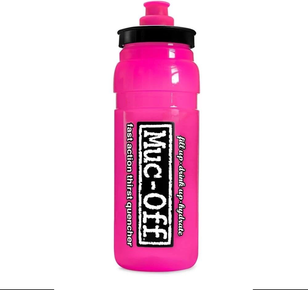 Muc-off Elite Fly gertuvė, rožinė, 550 ml, lengva, be Bpa sportinė gertuvė, gertuvė su ergonomišku uždarymu lengvam vandens srautui, 100% perdirbama