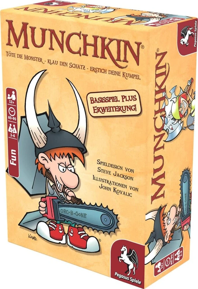 Munchkin 1+2 kortų žaidimas
