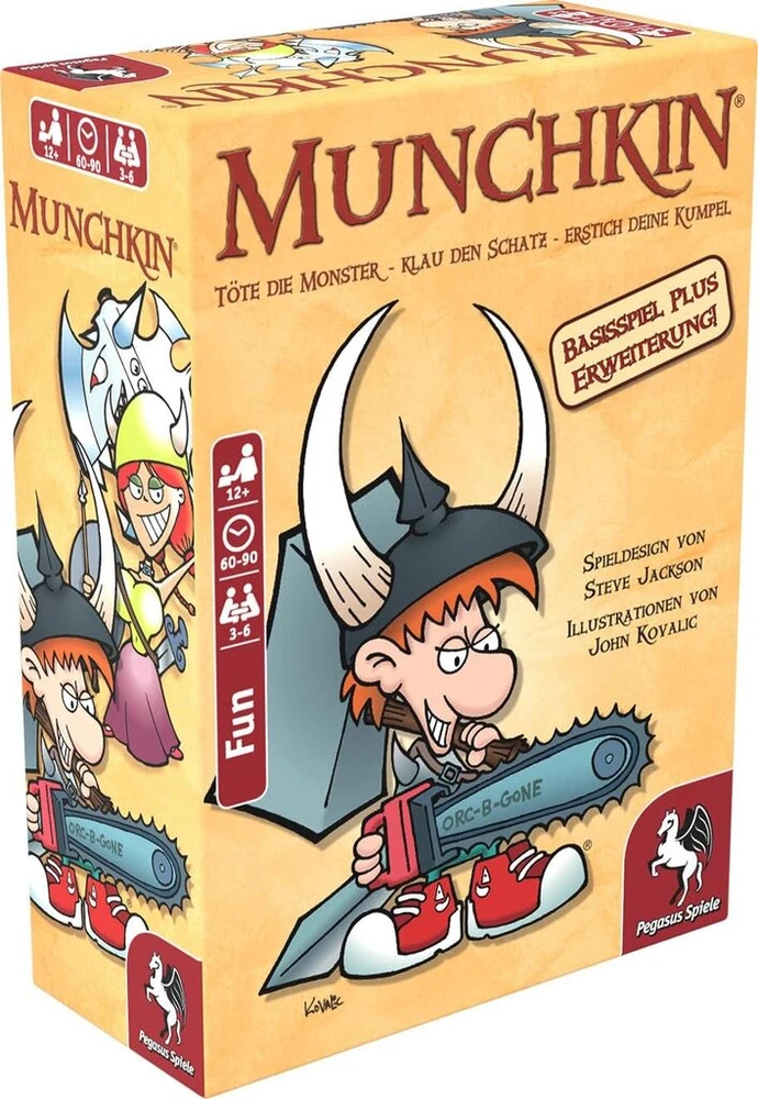 Munchkin 1+2 kortų žaidimas