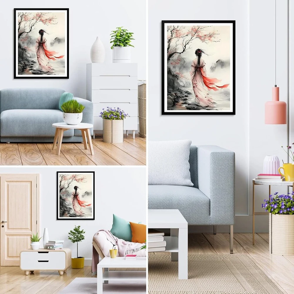 Mxjsua deimantų tapyba suaugusiems, antikvarinės moters deimantų tapybos rinkinys suaugusiems, mozaikos gamyba, svetainė, namų dekoracija, kalėdinės dovanos, 30 x 40 cm