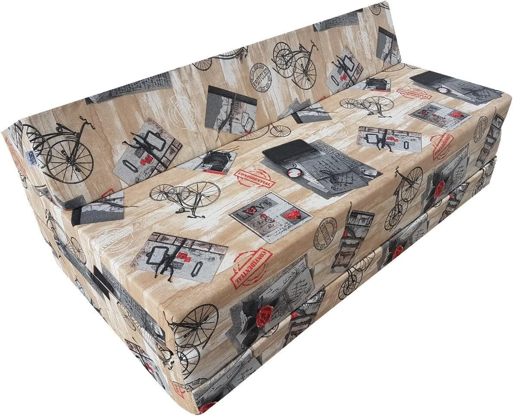 Lova Natalia Spzoo sulankstomas čiužinys-sofa dvigulis sulankstomas čiužinys 200 x 120 x 10 cm