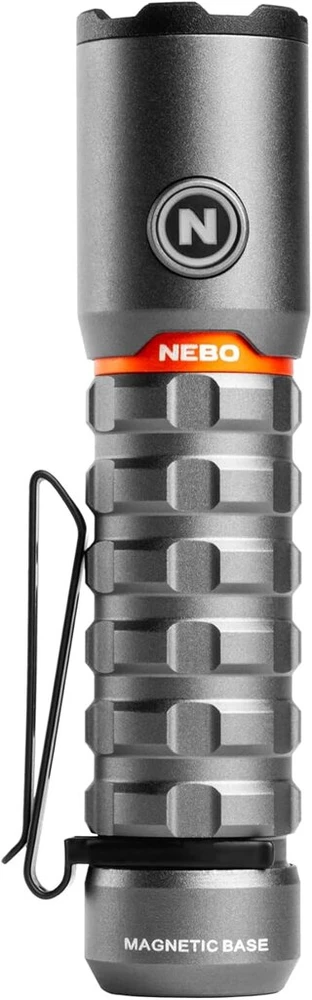 Nebo Torchy 2k žibintuvėlis ir darbo lemputė - įkraunamas per usb-c, skirtas stovyklavimui ir darbui, 5 šviesos režimai