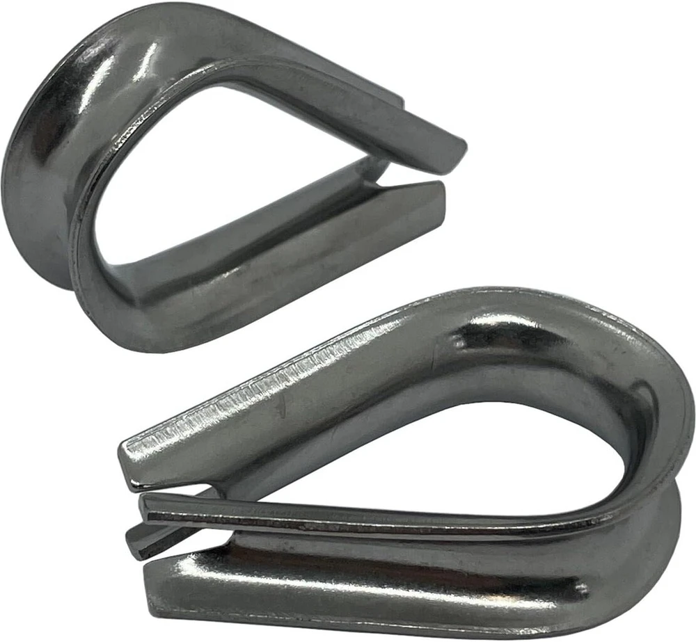 Nerūdijančiojo plieno trosų antpirštis V4a 316 8 mm nerūdijantis plienas
