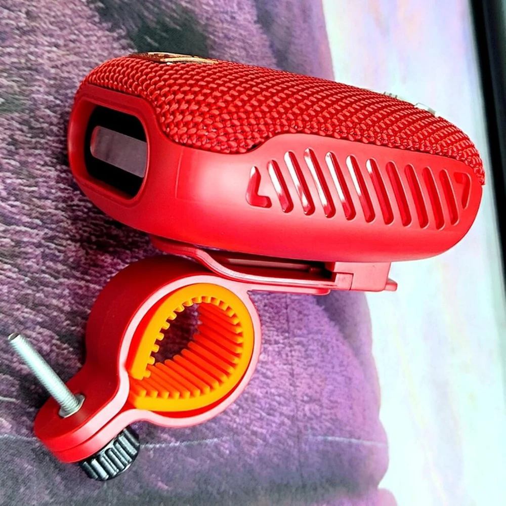 Kompiuterio kolonėlės Nešiojama bluetooth 5.3 dviračio kolonėlė, atspari vandeniui stereo garsas, maža dviračio kolonėlė su spaustuku, dvigubo susiejimo motociklo kolonėlė, palaiko fm radiją važinėjimui