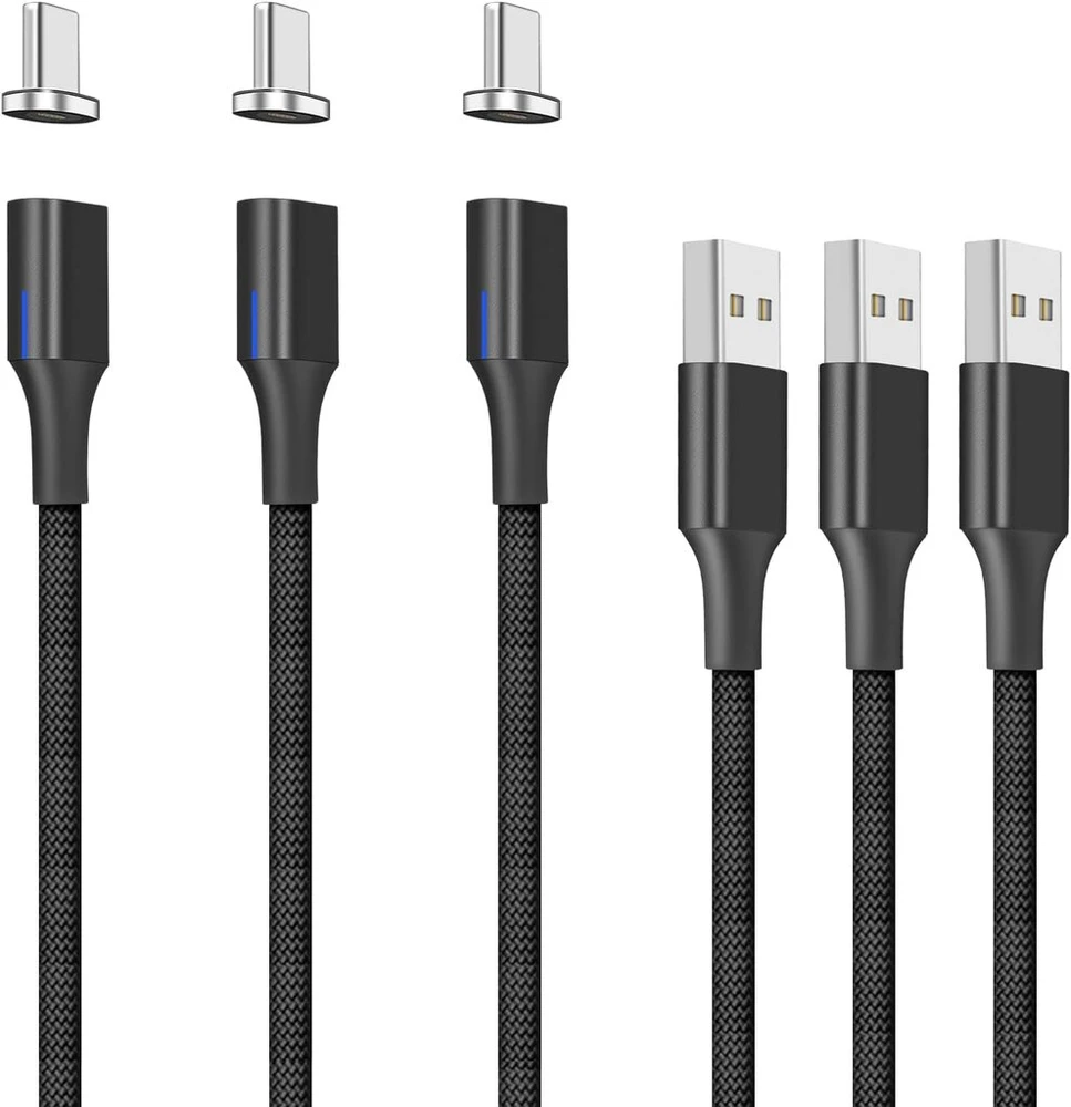 Netdot Gen10 Usb-c Magnetinis Įkrovimo Kabelis, 1m, 3 vnt.