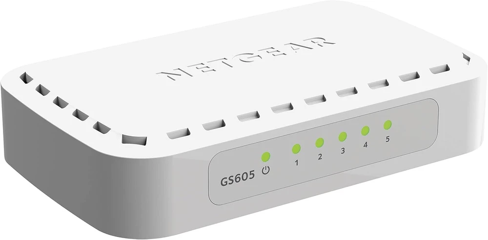 Netgear Prosafe 5 prievadų Gigabit Ethernet nevaldomas komutatorius