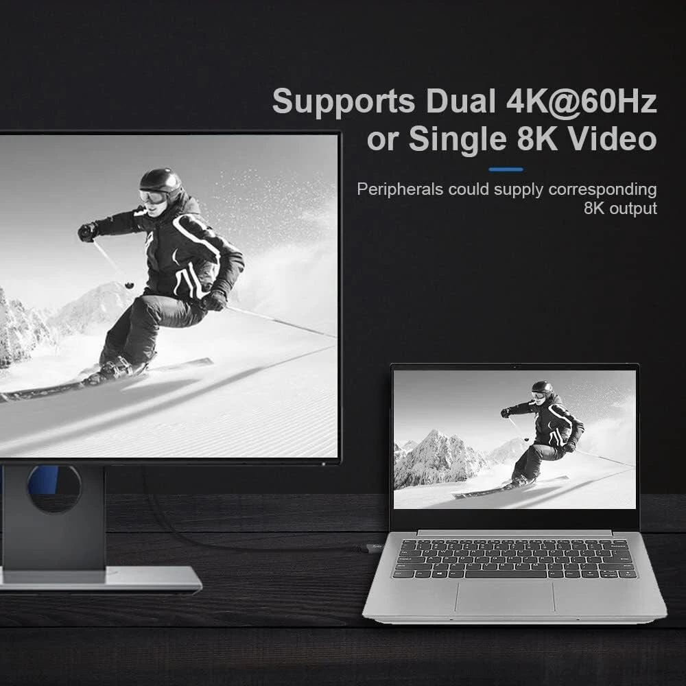 Nfhk usb 4 kabelis 40 gbps su 100 w įkrovimu ir 8k @ 60 hz 5k @ 60 hz usb 4.0 suderinamas su thunderbolt 3/4 50 cm