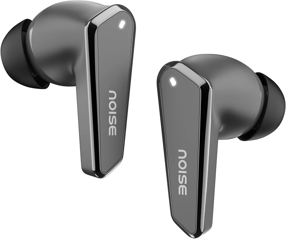 Ausinės Noise Buds N1 Chrome Finish 40 valandų atkūrimo laikas Quad mikrofonas su Enc Ultra Low Latency (iki 40 ms) Instacharge (10 min=120 min) Bt V5.3 (carbon Juodas)