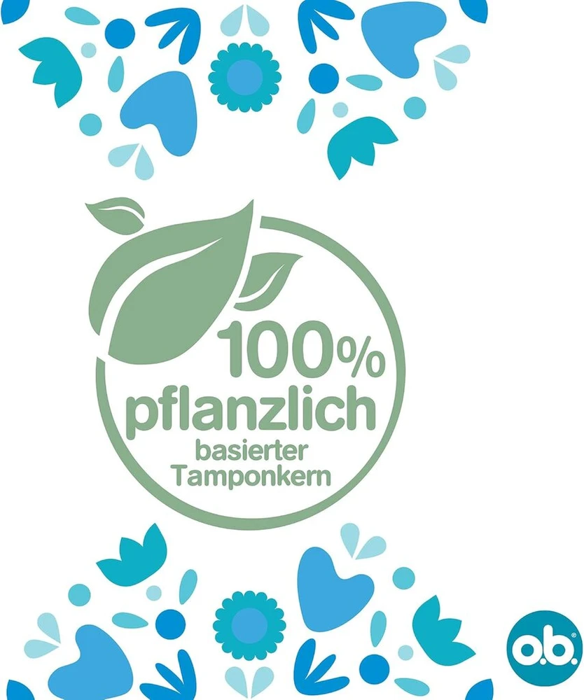 O.b. Procomfort Mini Light/medium Day tamponai su Silktouch paviršiumi, užtikrinantys didžiausią komfortą ir patikimą apsaugą (2 pakuotės)