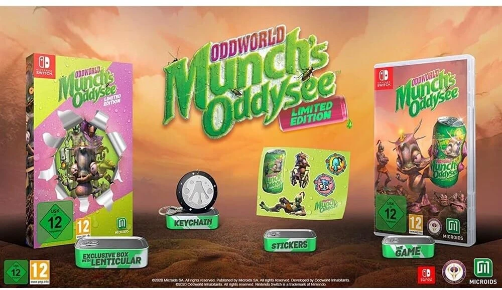 Oddworld Munch's Oddysee - Limited - Nintendo Switch [išleidimas: Ispanija]