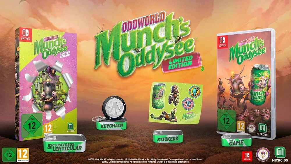 Oddworld Munch's Oddysee - Limited - Nintendo Switch [išleidimas: Ispanija]