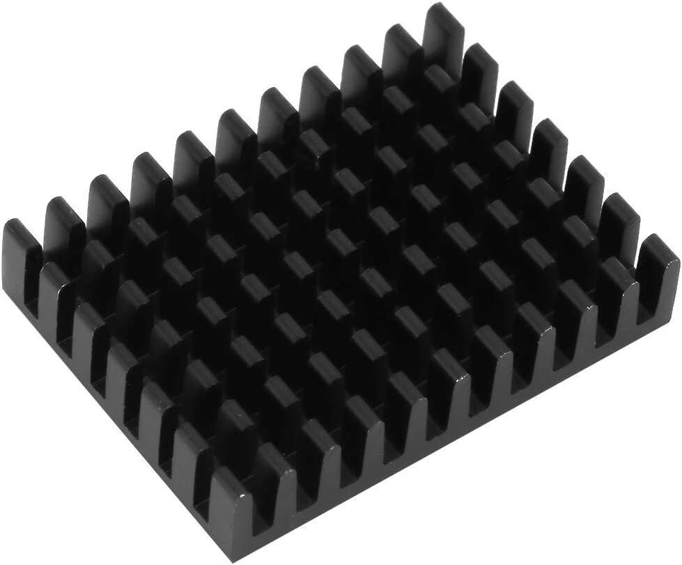 Oem 5 vnt. Aliuminio Radiatoriai Pcb Cpu Kompiuteriui 40x8x30 mm