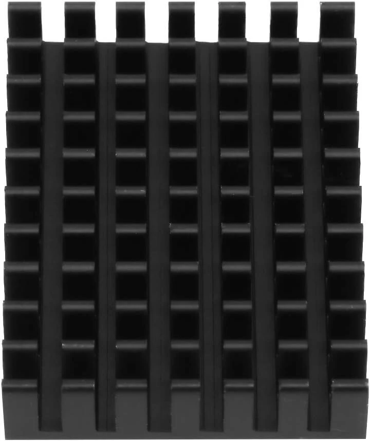 Oem 5 vnt. Aliuminio Radiatoriai Pcb Cpu Kompiuteriui 40x8x30 mm