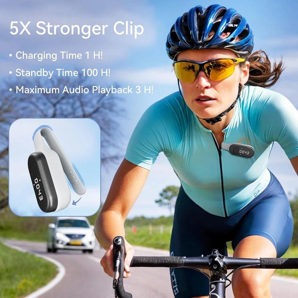 Kompiuterio kolonėlės Ohlpro nešiojama bluetooth kolonėlė, maža, prisegama kolonėlė, mini kolonėlė, du nešiojimo būdai, belaidė su bass hd garsu, ipx5 atspari vandeniui, idealiai tinka kelionėms, sportui ir lauke, pilka