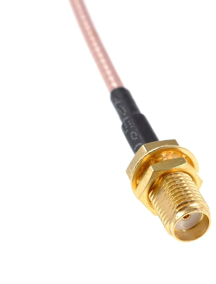 Oiyagai 2 vnt. Sma testerio kabelis 50cm Rg316 19.5 colio Sma female į dvigubą aligatoriaus spaustuko kabelį