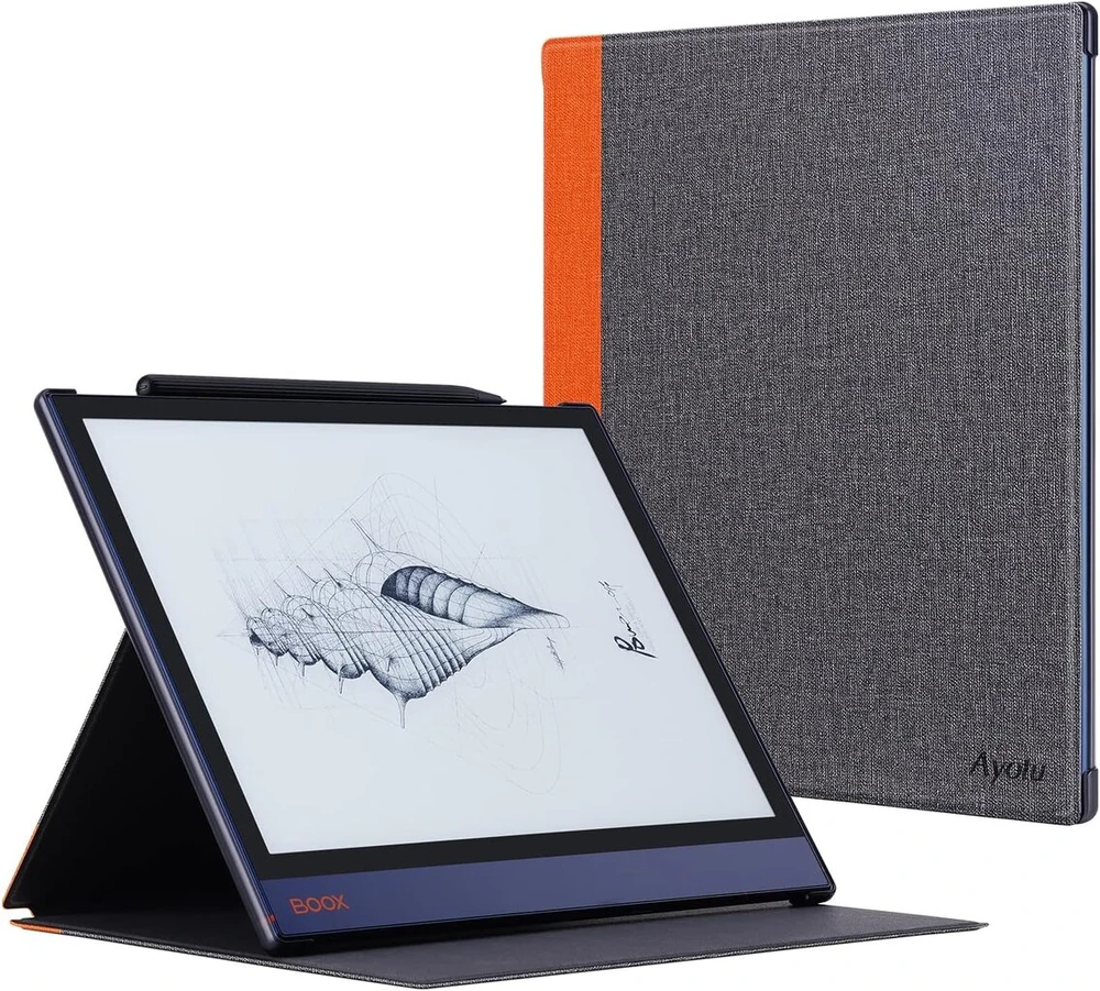 Olaike dėklas, skirtas Onyx Boox Note Air/note Air 2 Plus 10.3 colių planšetėms, tvirtas medžiaginis dėklas su sulankstomu stovu (netinka Boox Note Air 3)