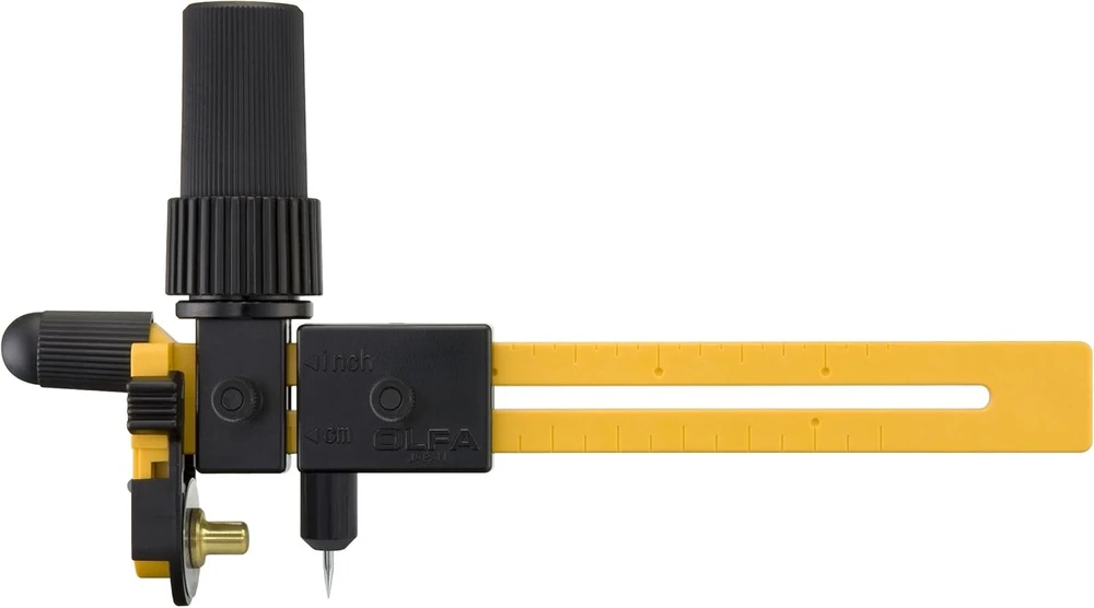 Olfa Rotary Compass Cutter, įvairiaspalvis