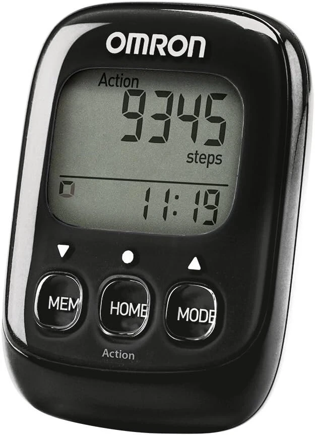 Omron Pedometer Walking Style Iv, juodas
