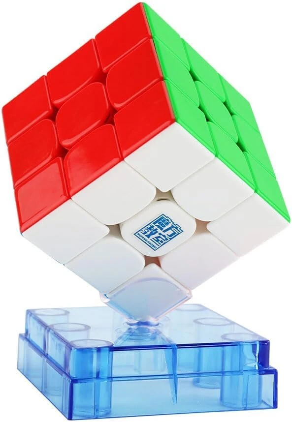 Oostifun Moyu Mofang Jiaoshi Rs3m Uv Coated Version 3 x 3 x 3 x 3 kubas, kubelių klasė, dvigubo reguliavimo sistema 3 x 3 Rs3m Uv kubo galvosūkis su kubo krepšiu (įvairiaspalvis)