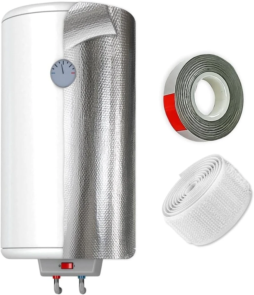 Optimer Home - šildymo izoliacinė izoliacija - 1,8 x 1,2 m + 1 lipnus velcro tvirtinimo elementas ir 1 dvipusė lipni juosta