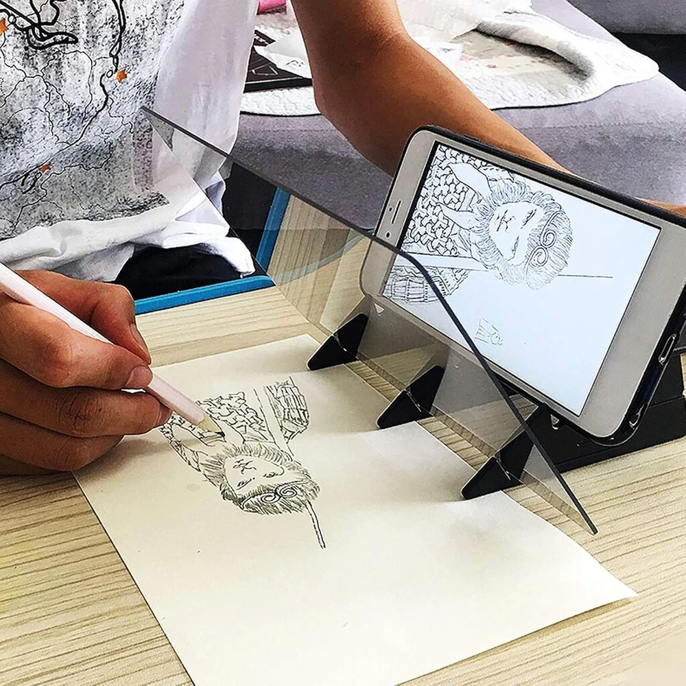 Optinis piešimo projektorius, braižymo lenta, piešimo įrankis