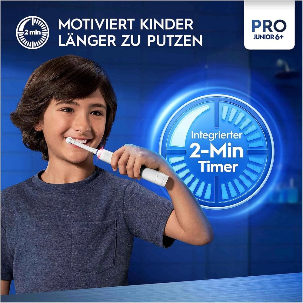 Oral-b Pro Junior Frozen elektrinis dantų šepetėlis vaikams nuo 6 m.