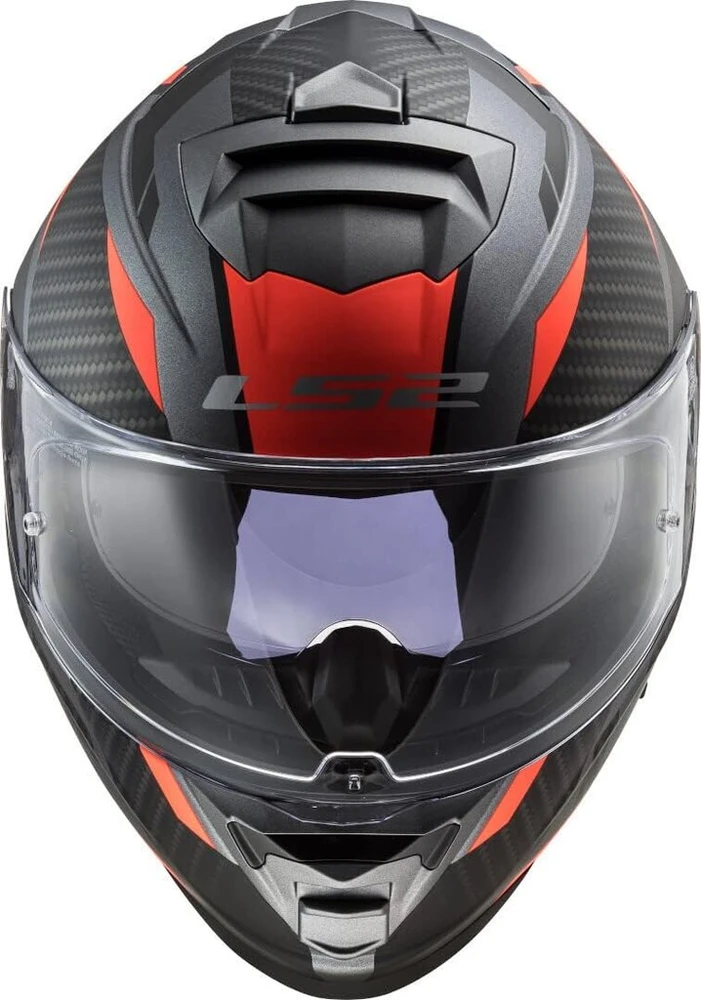 Orange Ls2, integralus motociklo šalmas storm ii racer matt titanium oranžinis, m