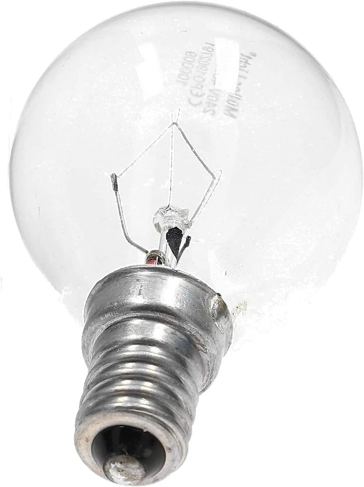 Orkaitės lemputė E14 40 W 300 °c viryklėms, orkaitėms, gartraukiams, šaldytuvams, mikrobangų krosnelėms, kompaktiškoms virtuvėms 00057874 57874