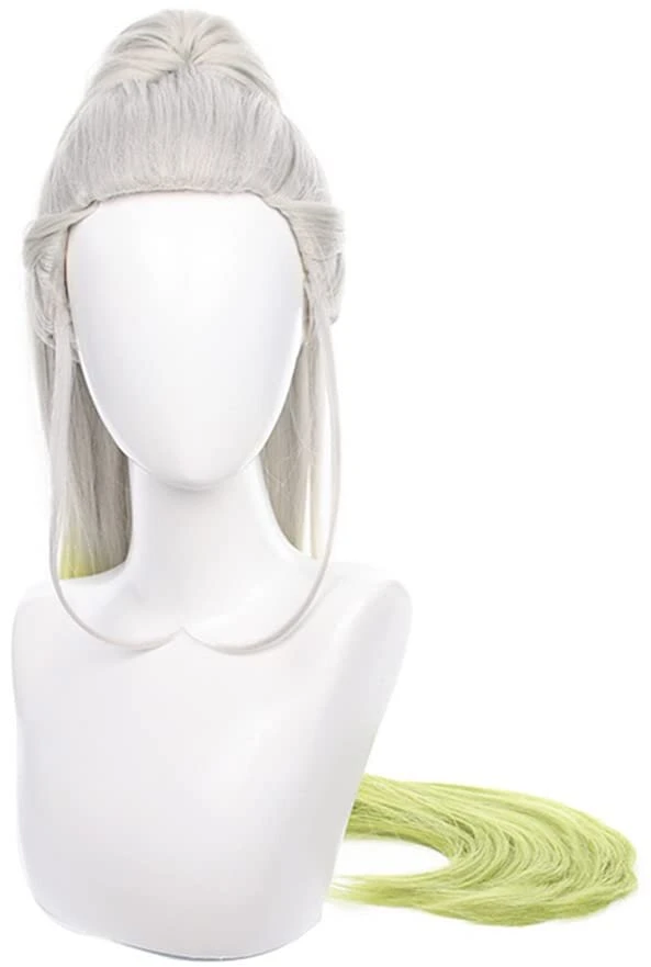 Osias spalvų gradiento daki cosplay perukas moterims ir mergaitėms