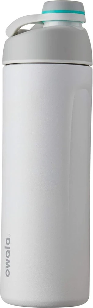 Owala Twist nerūdijančio plieno vandens butelis su užsukamu dangteliu, 710 ml, Shy Marshmallow