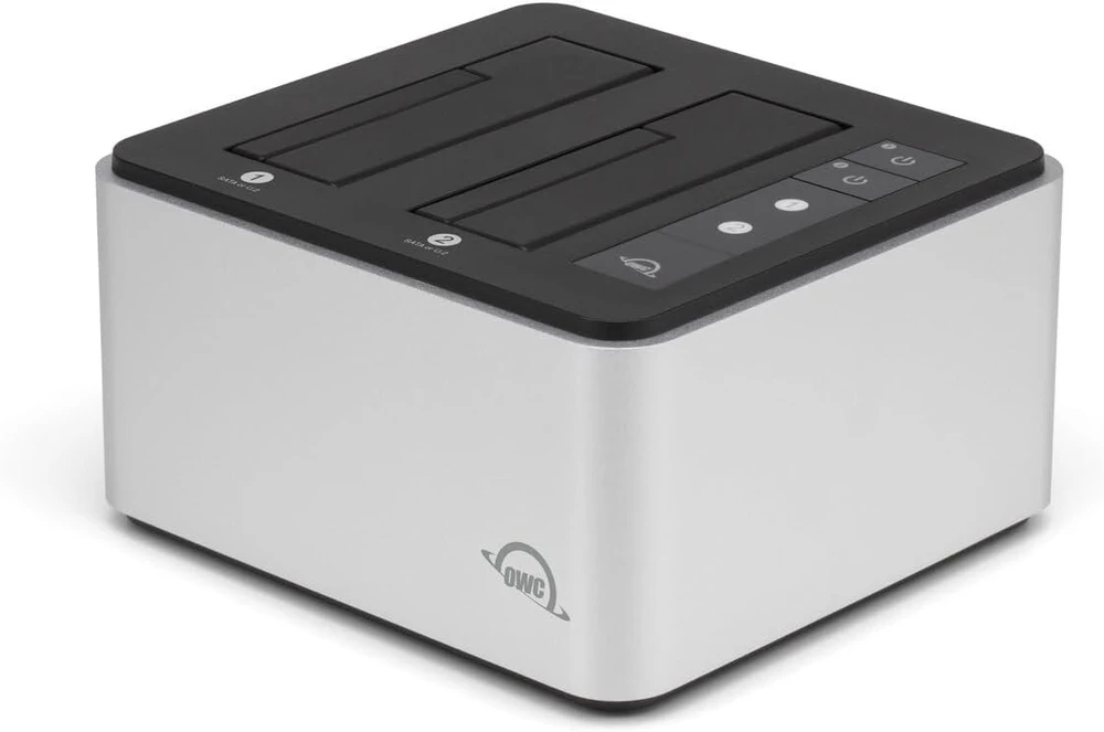 Owc U.2 Drive Dock dviejų skyrių Usb 3.2 (10 Gb/s) dokas, skirtas 2,5 colio ir 3,5 colio Nvme U.2 ir Sata diskams
