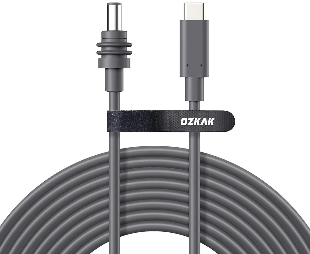 Ozkak Starlink Mini Usb C į Dc maitinimo kabelis, Usb C maitinimo kabelis, tinkamas 100 W + įvesties Pd šaltinio maitinimo blokui, vandeniui atsparus Ip67 mažas ir nešiojamas Starlink Mini kabelių rinkinys, 2 m