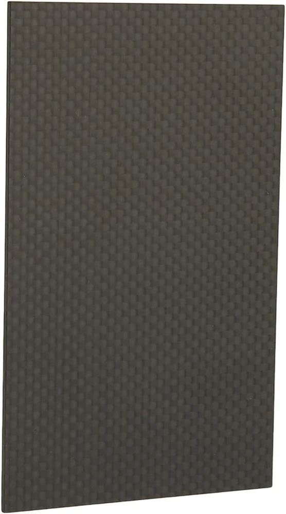 Pagrindinė plokštė Anglies pluošto plokštės, 100% 3k ruoželinis matinis anglies pluošto lakštas, 75 mm x 125 mm x 0,5 mm, 1 mm, 1,5 mm, 2 mm, 3 mm storio, anglies pluošto plokštė (0,5 mm)