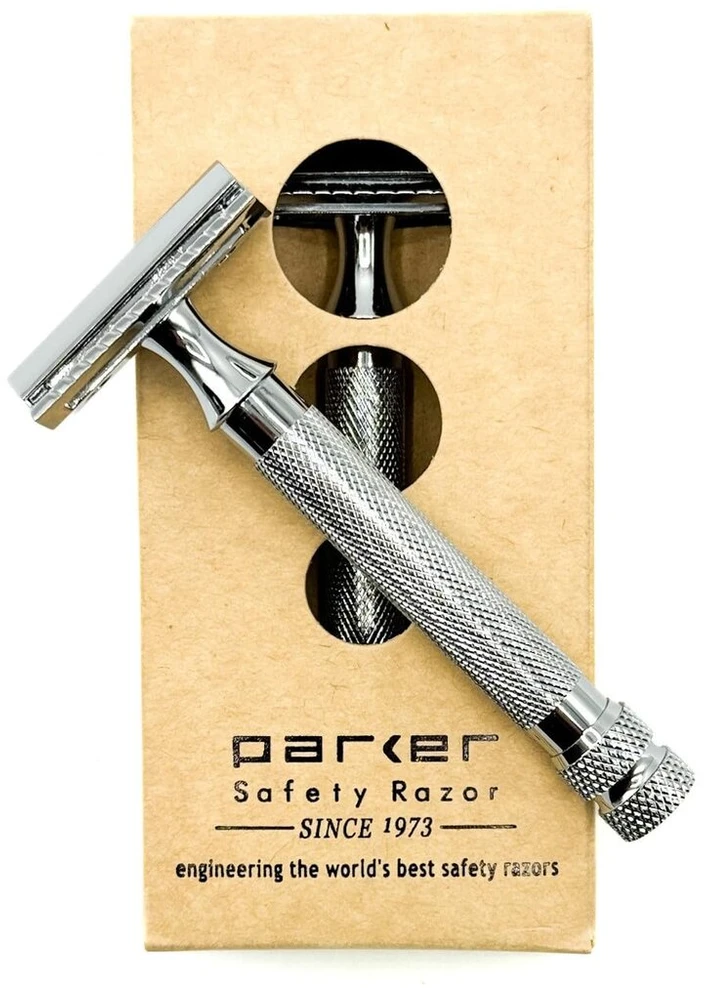 Parker Safety Razor Parker 91r Super Heavyweight Double Edge Safety Razor & 5 Blades