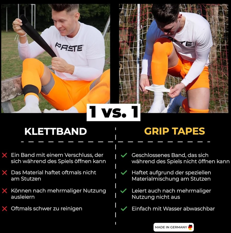 Paste ® silikoniniai futbolo blauzdų apsaugų laikikliai vyrams, moterims ir vaikams
