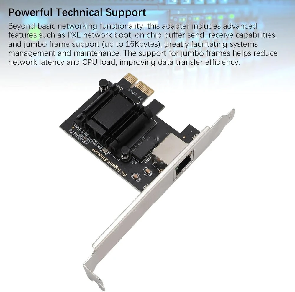 Pci express tinklo plokštė 5000/2500/1000/100/10mbps pcie tinklo adapteris rj45 prievado sąsaja ethernet kortelė, skirta 10 11, skirta linux
