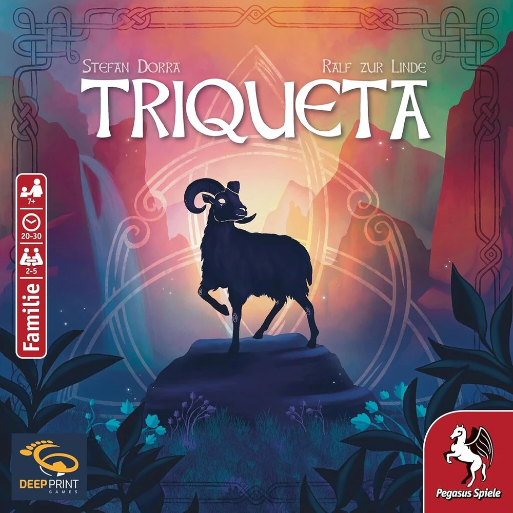 Pegasus Spiele Triqueta 2-asis leidimas (deep Print Games), ruda ir smėlio spalvos