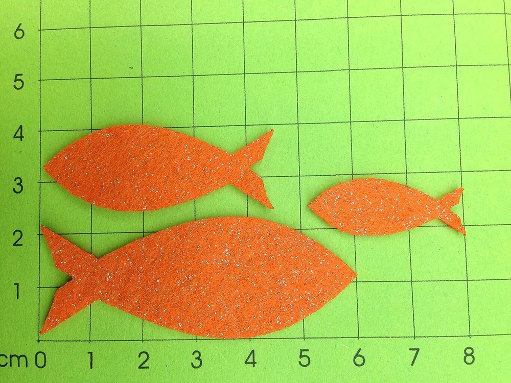 Petra's Craft News A Kffg3560s16 konfeti, flizas, oranžinė, 18 x 12 x 5 cm