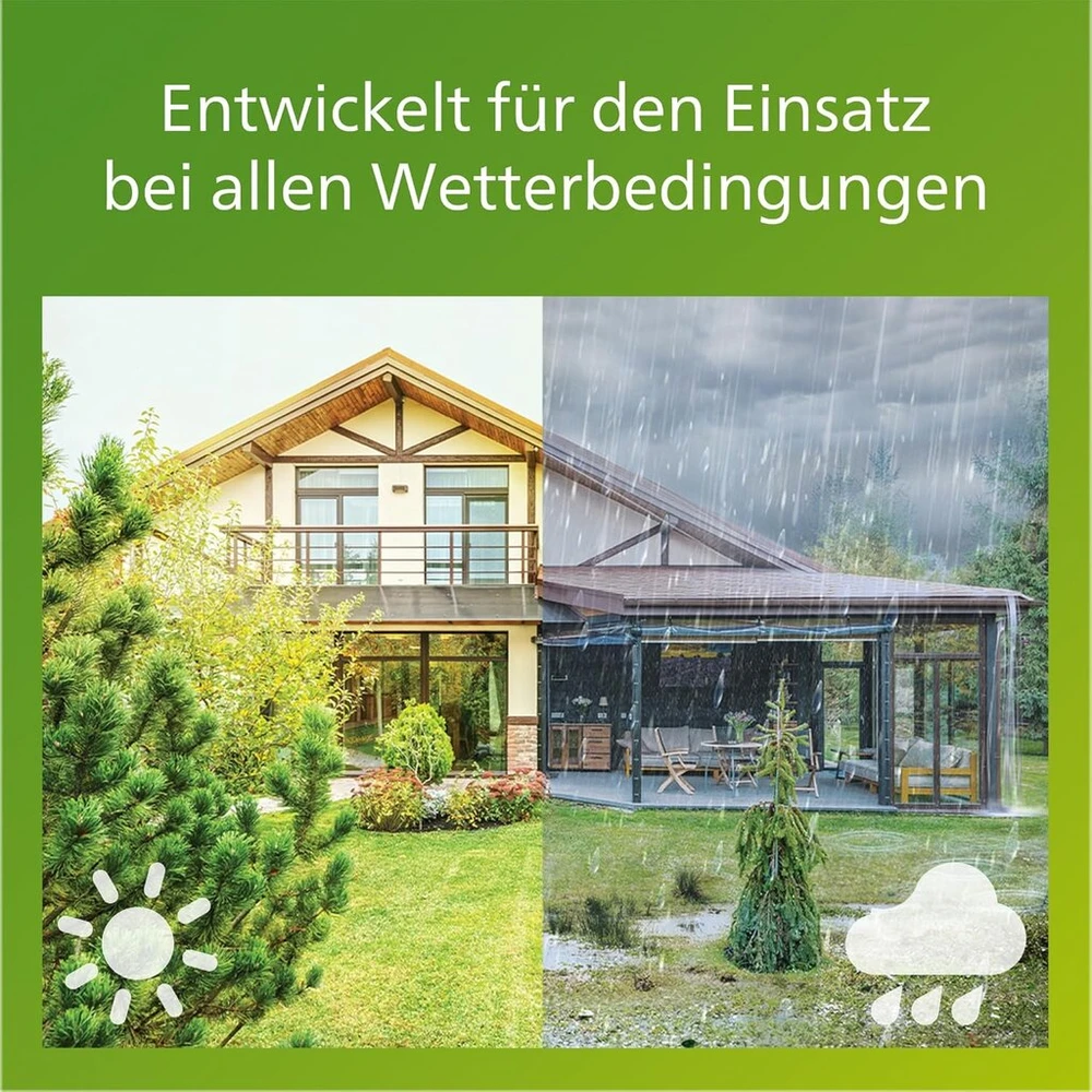 Philips Mygarden Led Python lauko sieninis šviestuvas su judesio davikliu, 6 W, šaltai balta šviesa 4 000 K, integruota lemputė, antracito spalvos