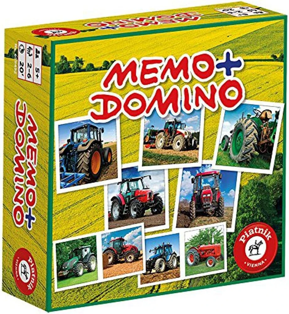 Piatnik 6594 "tractors Memory/domino" žaidimas