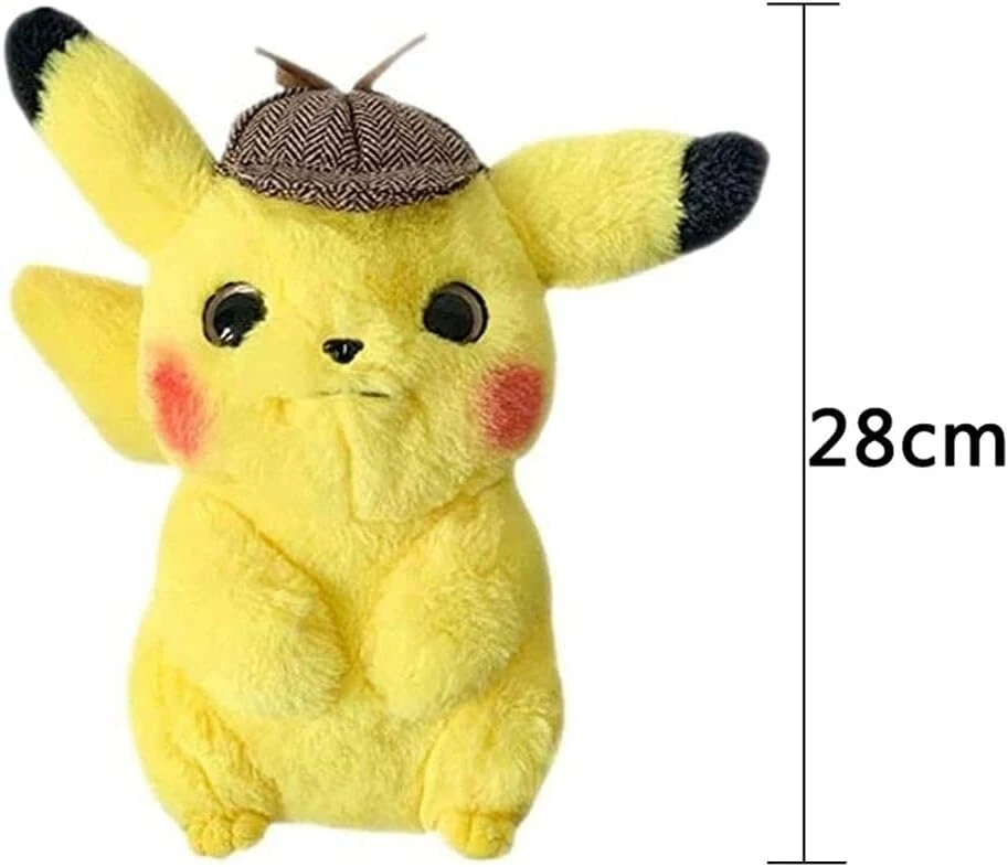 Pikachu Detektyvas pliušinis žaislas, 28 cm