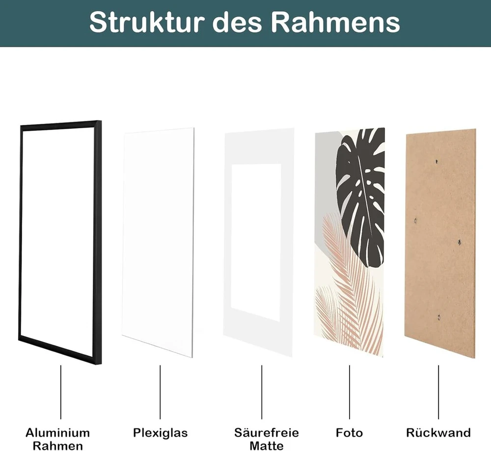 Plakatas Englory a3 nuotraukų rėmelis, metalinis aliuminio rinkinys iš 2 dalių su perspex priekiu, skirtas montuoti ant sienos, 29,7 x 42 cm, juodas paveikslų rėmelis sertifikatams, plakatų sienų dekoravimui